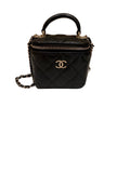 CHANEL Small Vanity Case Lambskin Black