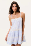 LoveShackFancy Vionett Dress Sky Mist