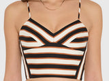 Amanda Uprichard Spencer Top Ivory Combo