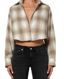 Citizens of Humanity Ana Cropped Shirt Shiffer Plaid