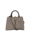 Gucci Jackie Small Tote Bag GG Shadow Taupe w/ Gold Hardware