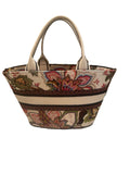 Dior Panier Champeau Canvas 2 Way Tote Bag Multicolor