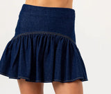 Sundays Zyla Skirt Dark Wash Denim