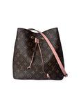 Louis Vuitton Monogram NeoNoe MM Pink Strap w/ Gold Hardware