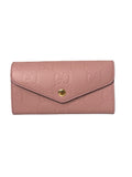 Gucci GG Continental Wallet Pink w/ Gold Hardware