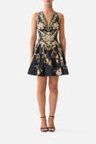 Camilla Corset Waist Mini Dress Versailles Or Die