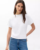 Rag & Bone Kelly Boxy Jersey Tee White
