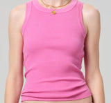 Citizens of Humanity Isabel Rib Tank Raspberry