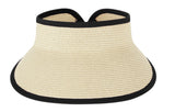 FloraBella Tillie Visor Natural/Black