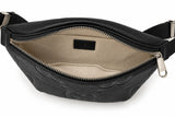 Gucci Jumbo GG Belt Bag Black w/ Silver Hardware