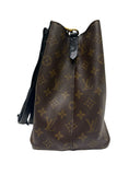 Louis Vuitton Monogram NeoNoe MM Bag Black Strap w/ Gold Hardware