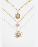 Camilla Heirloom Pendant Necklace Goldsung O/S