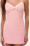 LoveShackFancy Florencio Dress Pink Hibiscus