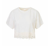 LoveShackFancy Karolin Tee White