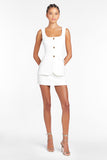 Amanda Uprichard Kya Romper Ivory *