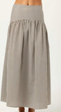 Sundays Celeste Stripe Skirt Umber Lurex ***