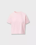 Rag & Bone Kelly Distressed Washed Boxy Tee Peony