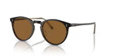 Oliver Peoples O'Malley Sun 362/Horn Frame w/ Brown Crystal Lens Sunglasses