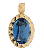 Qudo Tivola Unica Big Montana Stone Pendant Gold