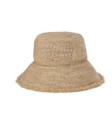 FloraBella Teagan Crochet Raffia Fedora Natural/Gold