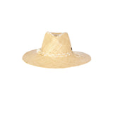 FloraBella Betina Woven Raffia Sun Hat Natural/White