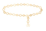 Cult Gaia Brielle Belt Brushed Brass O/S