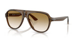 Oliver Peoples Paul Newman Espresso Frame w/ Honey Gradient Wash Lens Sunglasses