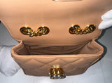 Gucci Deco Mini Shoulder Bag Neutral w/ Gold Silver Hardware