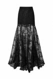 LoveShackFancy Carline Skirt Black