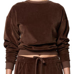 Citizens of Humanity Vintage Velour Crewneck Cammello