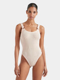 Hunza G Domino One Piece Swimsuit Blush O/S