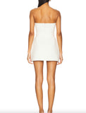Amanda Uprichard Gramercy Skort Romper Ecru