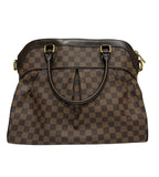 Louis Vuitton Trevi GM Satchel Bag  Damier Ebene w/ Gold Hardware